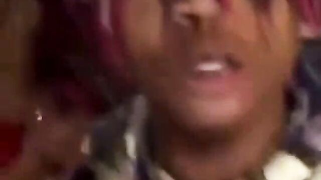 White girl showing boobs in front of guys - 5 image