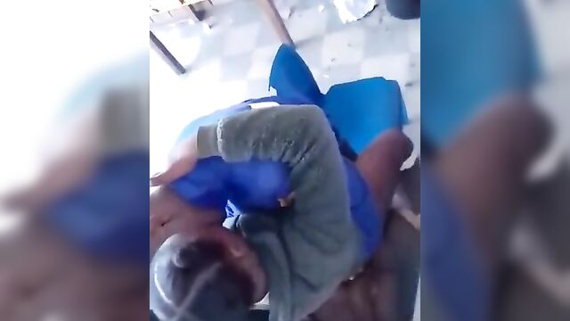 Black students kissing and having sex in the classroom, without panties - 1 image