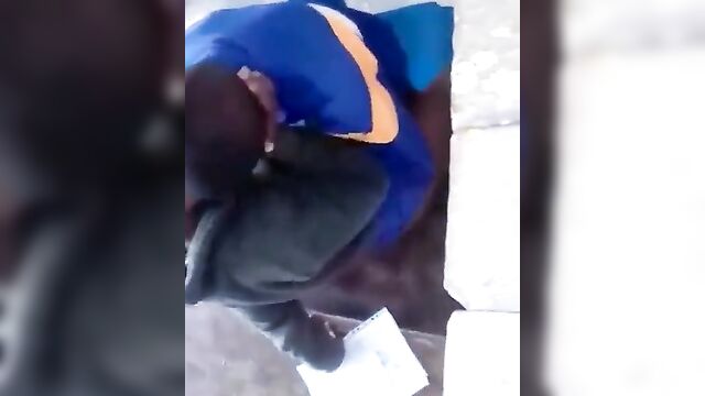 Black students kissing and having sex in the classroom, without panties - 5 image