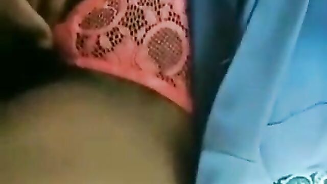 Schoolgirl caught having sex with her panties on after class