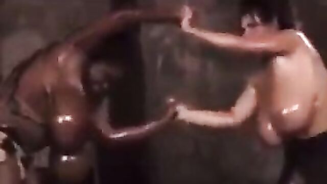 Mad Naked Big Boobs Girl Fight - 1 image