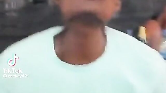 Nigerian guy records couple kissing behind him in a public restaurant