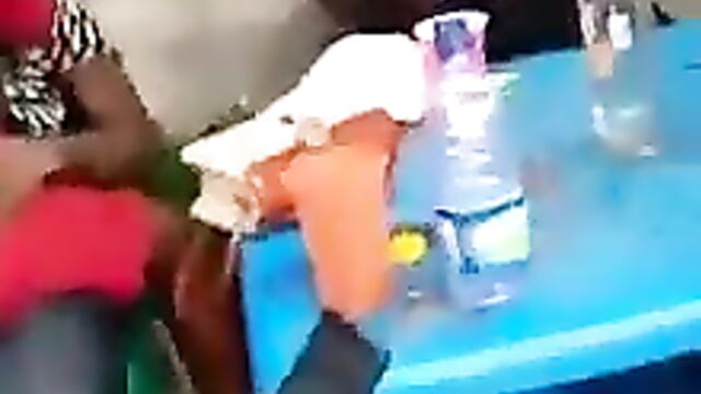 Students having sex in public in a Nigerian restaurant - 1 image