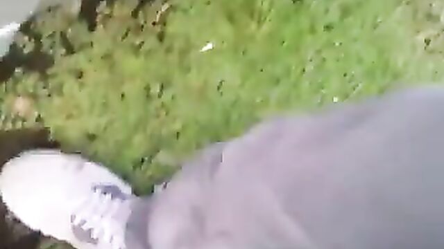 Naked black couple caught in a car in public - 5 image