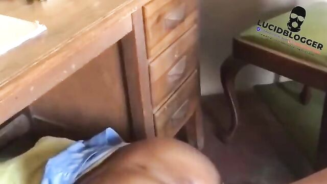 Teacher fingering and banging student after school - 1 image