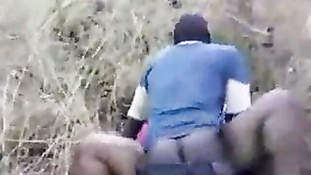 Caught red-handed having sex in the bush - 3 image