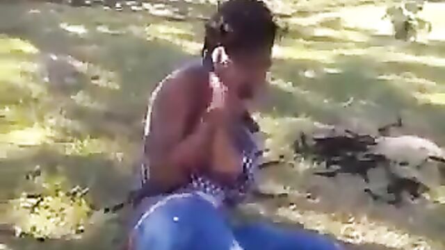 Wife beats and cuts off sidechick’s hair with scissors in public for sleeping with her cheating husband - 4 image