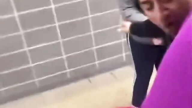 Lady’s boobs pop out while fighting - 5 image