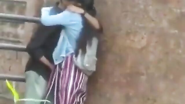 Indian guy fingering his girlfriend in public - 4 image