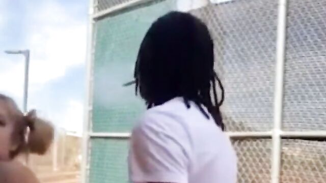 Couple Having Doggy Style Sex In Public While Smoking Weed - 3 image