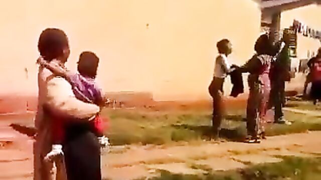 Wife caught sidechick pants down with her husband and beat her up in public