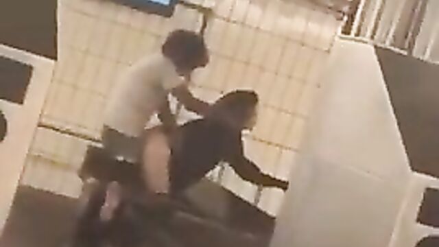 Crazy Couple Caught Having Sex In A Train Station