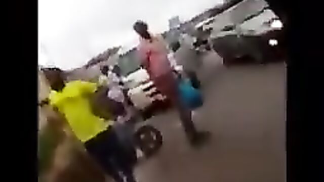 Busty Whore Stripped Naked And Beaten In Public For Allegedly Stealing A Man’s Penis In Nigeria