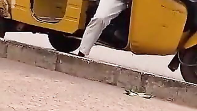 Keke Driver Caught Masturbating And Cumming In Public
