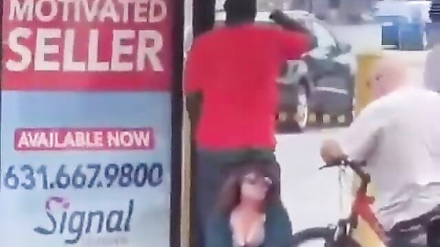 Crazy Drunk Couple Caught Having Sex At A Bus Stop In South Africa - 4 image