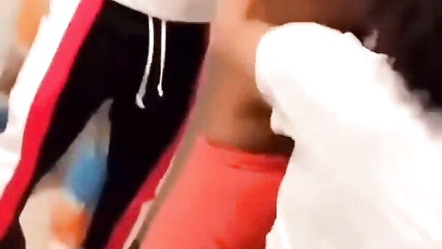Boobs out as girl fights her friend for giving another woman oral sex - 4 image