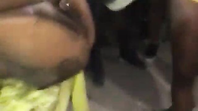 Naked girls going crazy at the club, showing pussy - 1 image