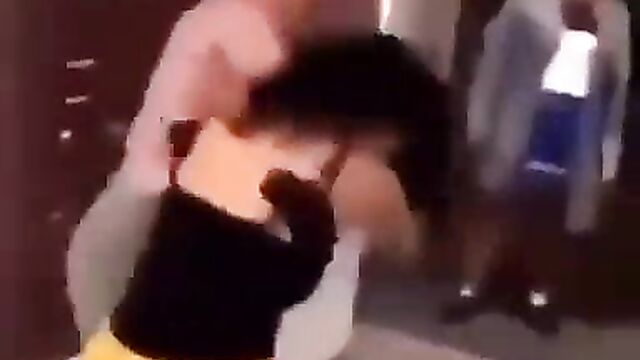 Girl eats her opponent’s pussy while fighting - 1 image