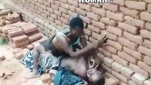 Boobs pop out as woman fights and breaks her husband’s head with a stone