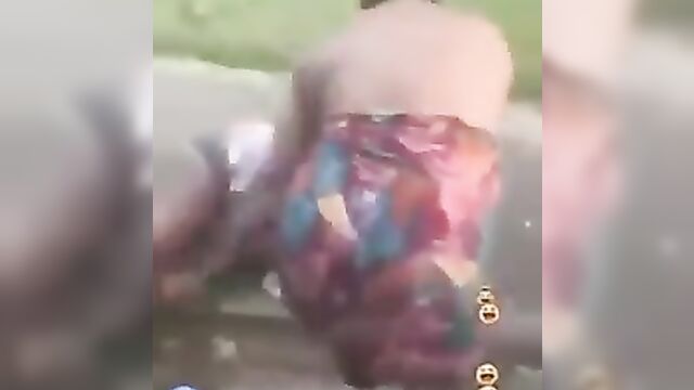 Big breasts show as 2 girls strip during public street fight on Facebook Live - 2 image