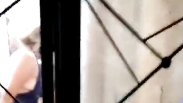Husband caught cheating wife having sex through the window when he came back - 3 image