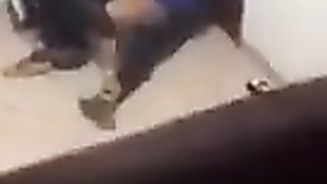 Young couple caught having sex doggy style in public at a party - 1 image