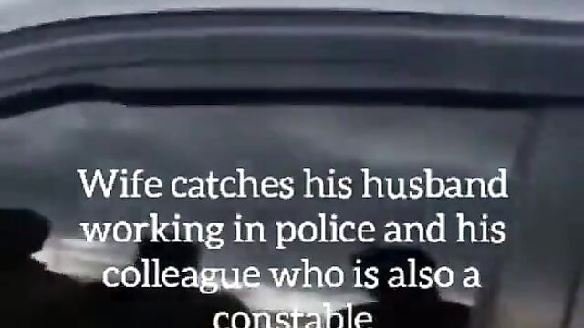 Wife caught police husband naked and cheating with police sidechick - 1 image