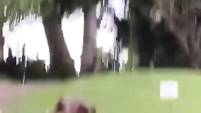 Naked South African couple caught having sex in the bush and running away – Part 1 - 3 image