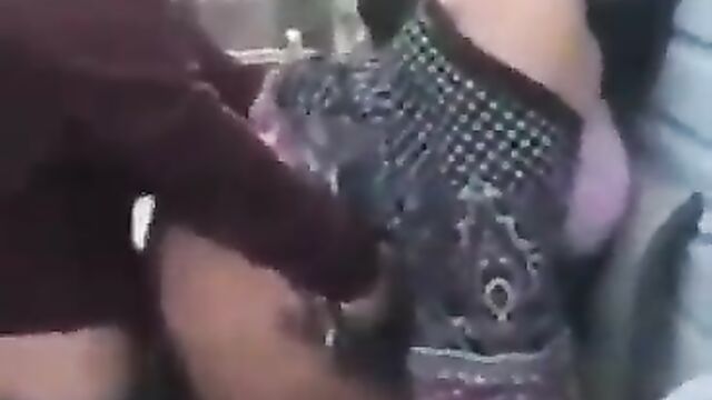 College student bonking his big booty sugar mummy outside in public after class - 5 image