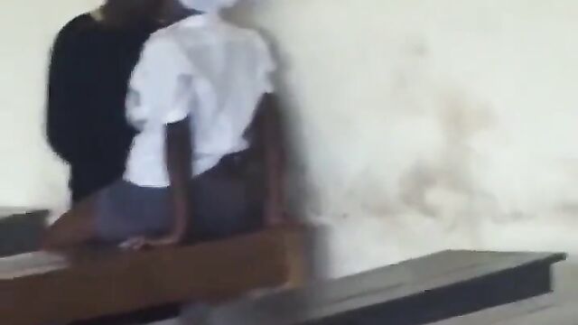 Schoolboy Caught Fingering And Having Sex With Schoolgirl In Class - 4 image