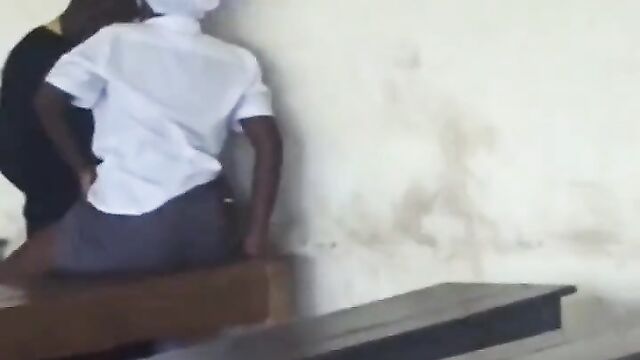 Schoolboy Caught Fingering And Having Sex With Schoolgirl In Class - 5 image