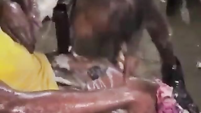 Sucking dick in a public party, in front of a crowd – Part 2