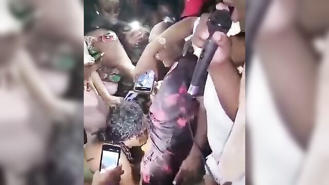 Naughty whore giving blowjob at a nightclub - 3 image