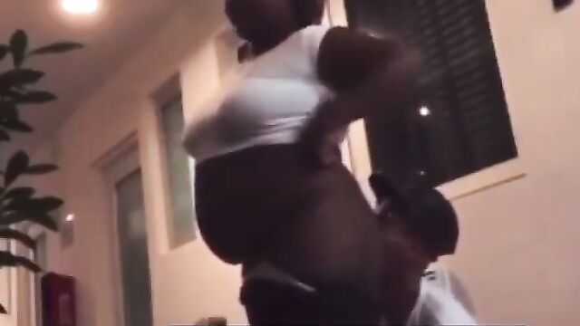 Caught eating a pregnant woman’s ass on Facebook Live!