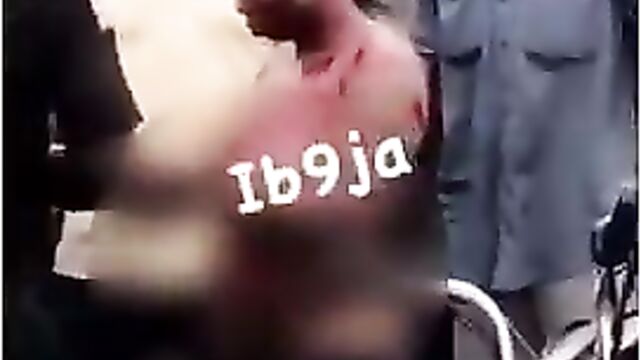 Woman stripped and beaten for allegedly trying to kidnap 2 children in Festac Town, Lagos