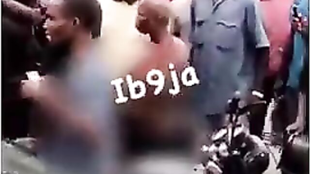 Woman stripped and beaten for allegedly trying to kidnap 2 children in Festac Town, Lagos - 3 image