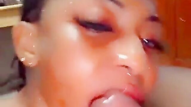 Instagram slay queen and Yahoo Boy Blow Job Sextape – Part 1 - 5 image