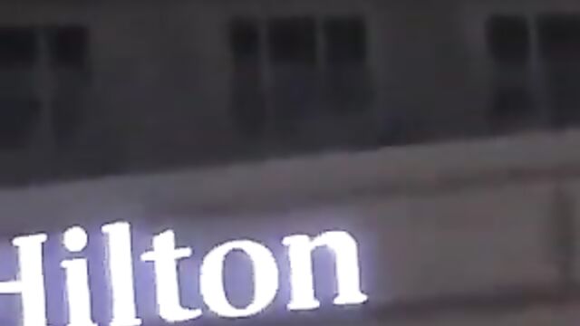 Guests having sex on balcony at Hilton hotel in public - 4 image