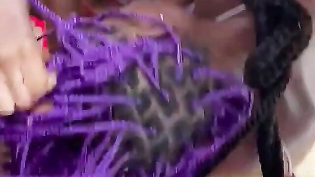 Boobs out as prostitutes strip naked and fight and bite each other in public in a Nigerian brothel - 1 image