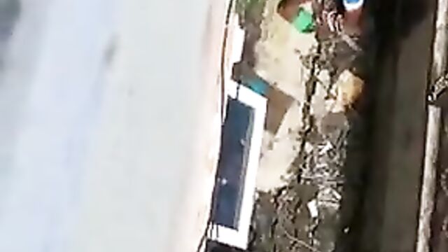 Couple Caught Red-handed Trying To Do Doggy In The Backyard - 1 image