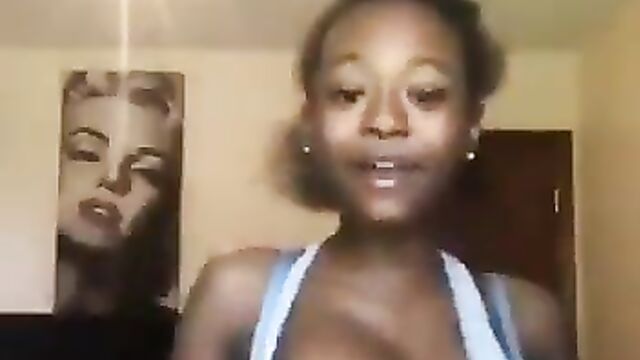 The Power of Boobs: Girl lifts a hanger with her nipple - 5 image