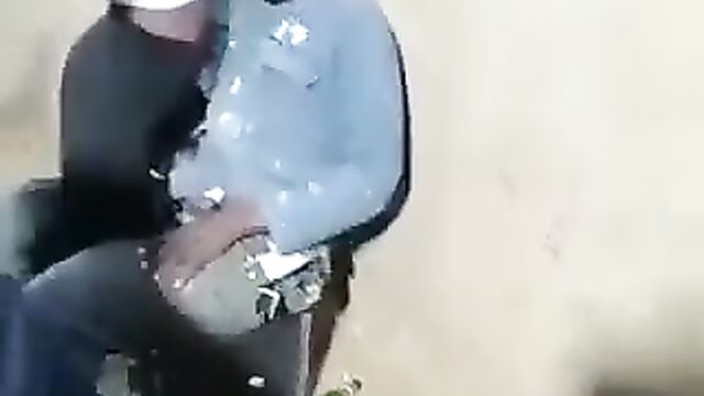 Dude sucking a thot’s breasts and getting a handjob in public