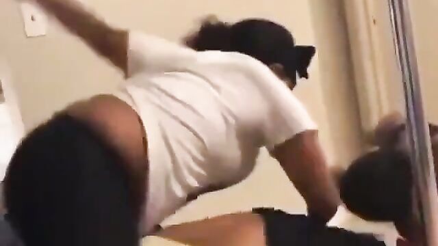 Sexy chick fighting while wearing panties - 3 image