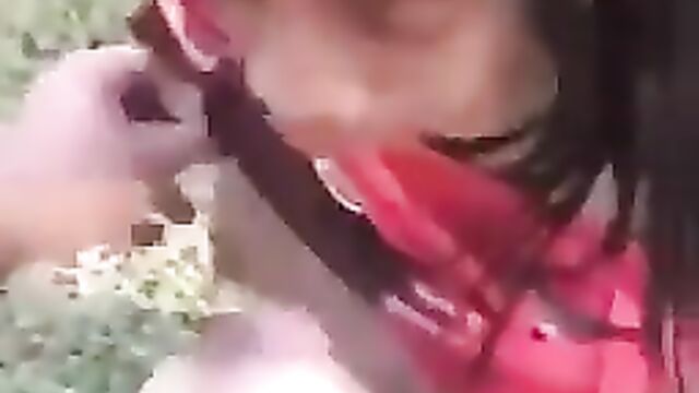 Schoolgirl giving her rich boyfriend blow job for him to buy her iPhone - 4 image