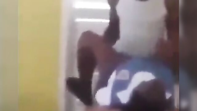 Two Students Caught Having Sex On A Classroom Desk Leaked Video - 2 image