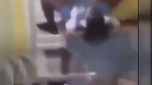 Two Students Caught Having Sex On A Classroom Desk Leaked Video - 3 image