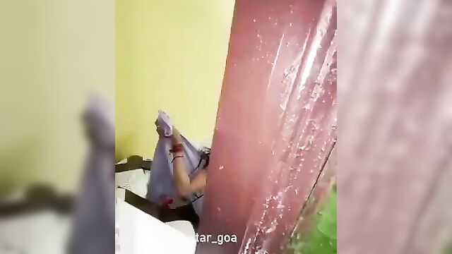 Indian teen girl caught having naked strip cam session on Stripchat - 5 image