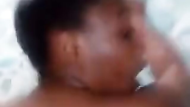 Ebony girl reacts strangely while having sex doggy style - 5 image