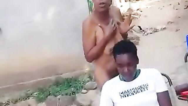 Alleged mad granny caught walking around naked and smoking - 1 image