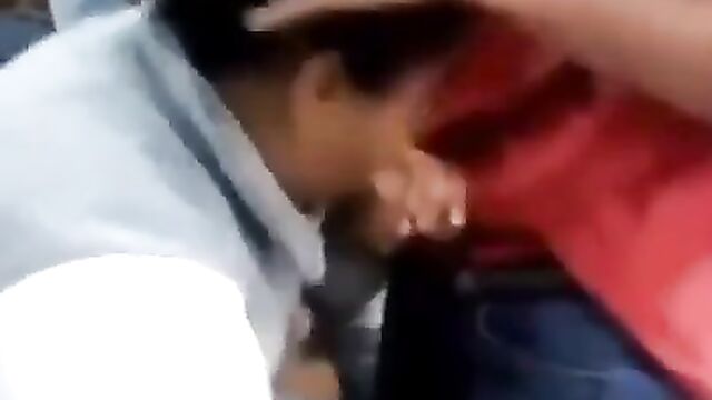 Schoolgirl caught giving two male students blow job in the classroom - 4 image